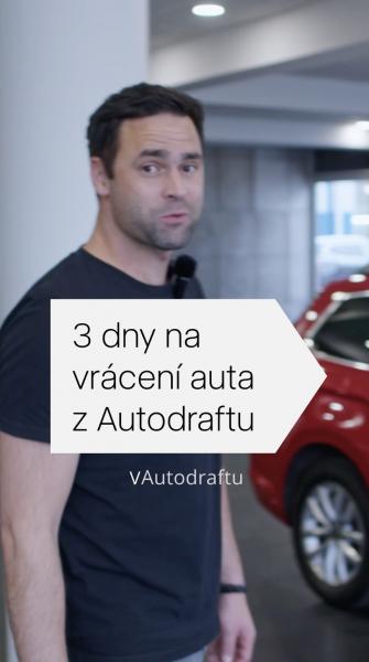 3 dny na vrácení auta z Autodraftu